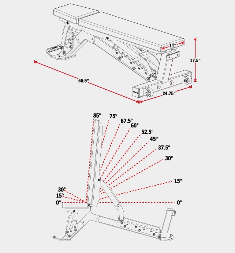 HUSTUP Adjustable Bench 3.0 2